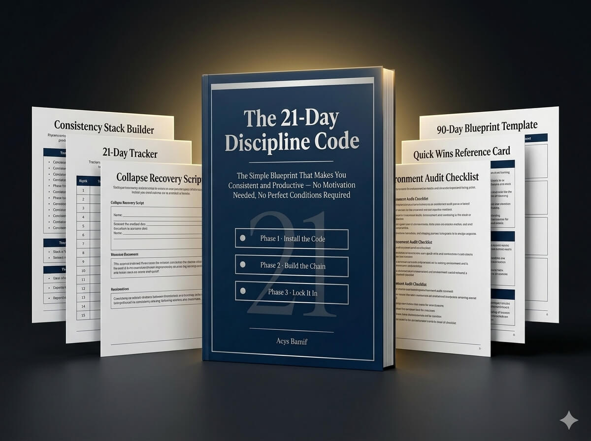 Full Bundle — The 21-Day Discipline Code + All Bonuses