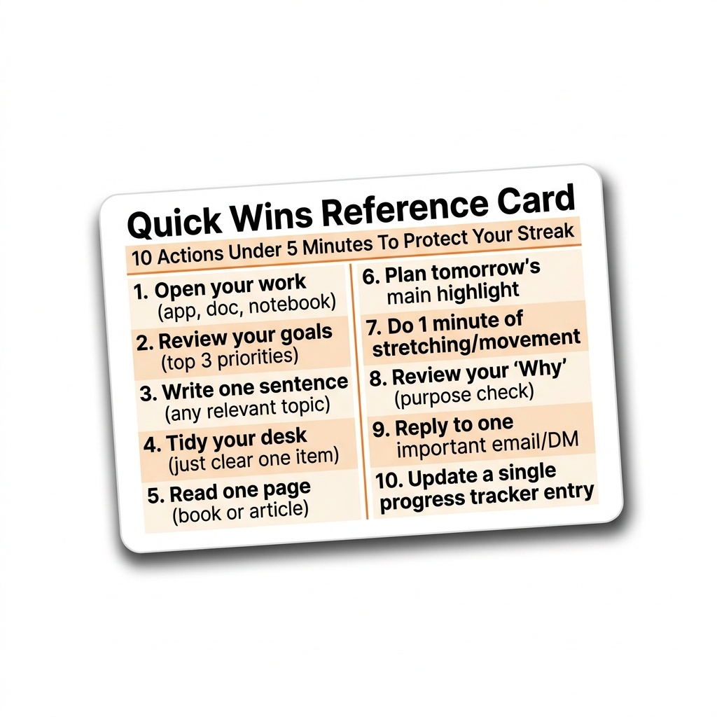 Quick Win Reference Card